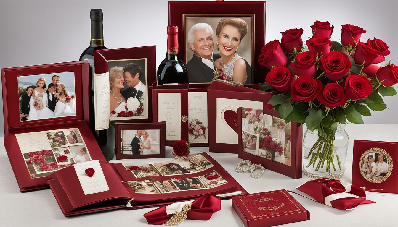 40th wedding anniversary gift ideas