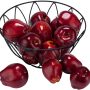 BigOtters Artificial Apples Lifelike Simulation for Home House Kitchen Table Basket Decoration