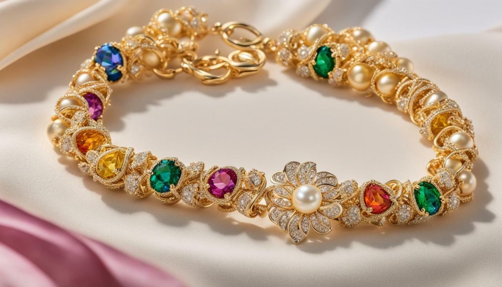 golden wedding anniversary jewelry