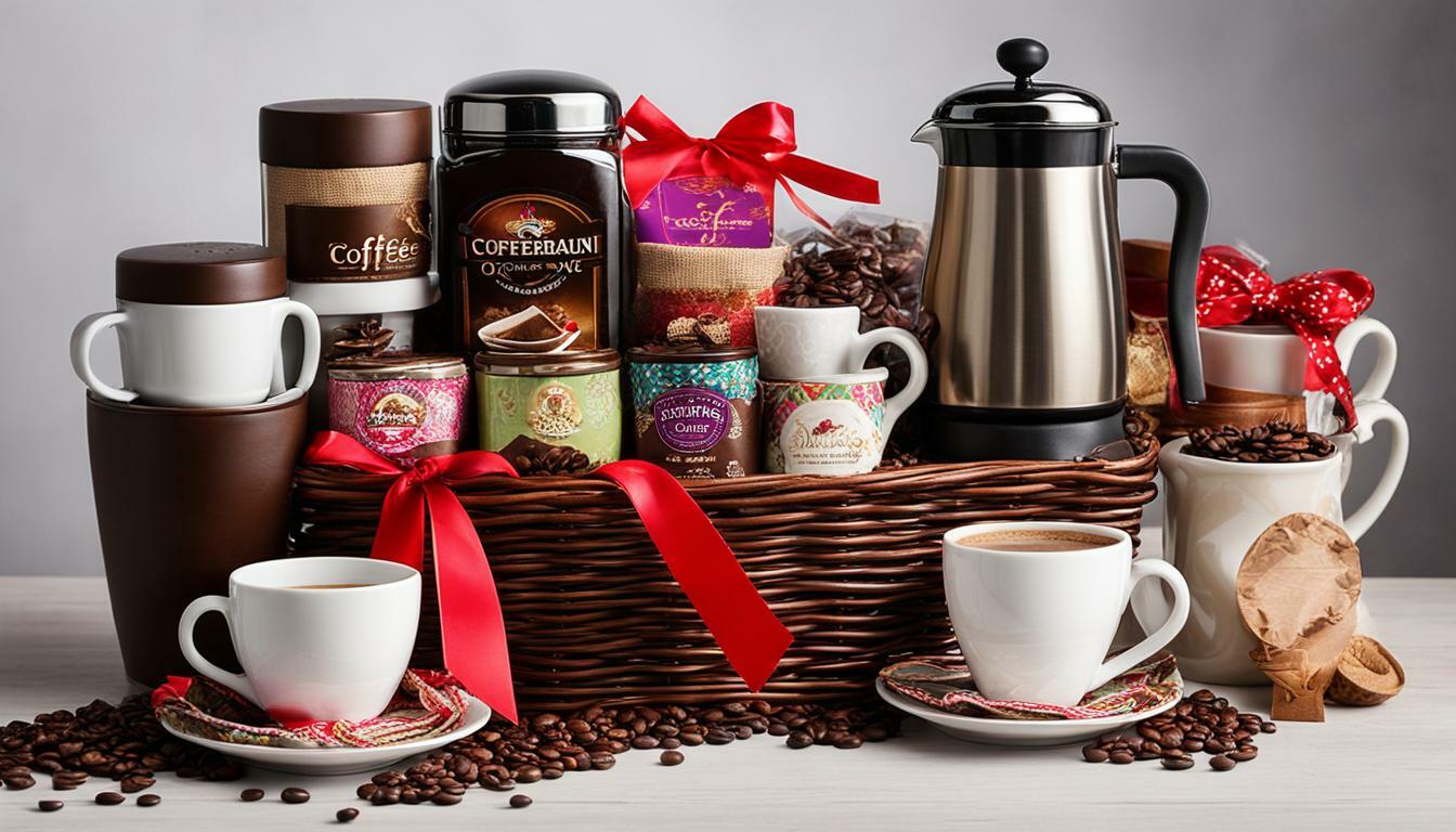Coffee mug gift basket ideas