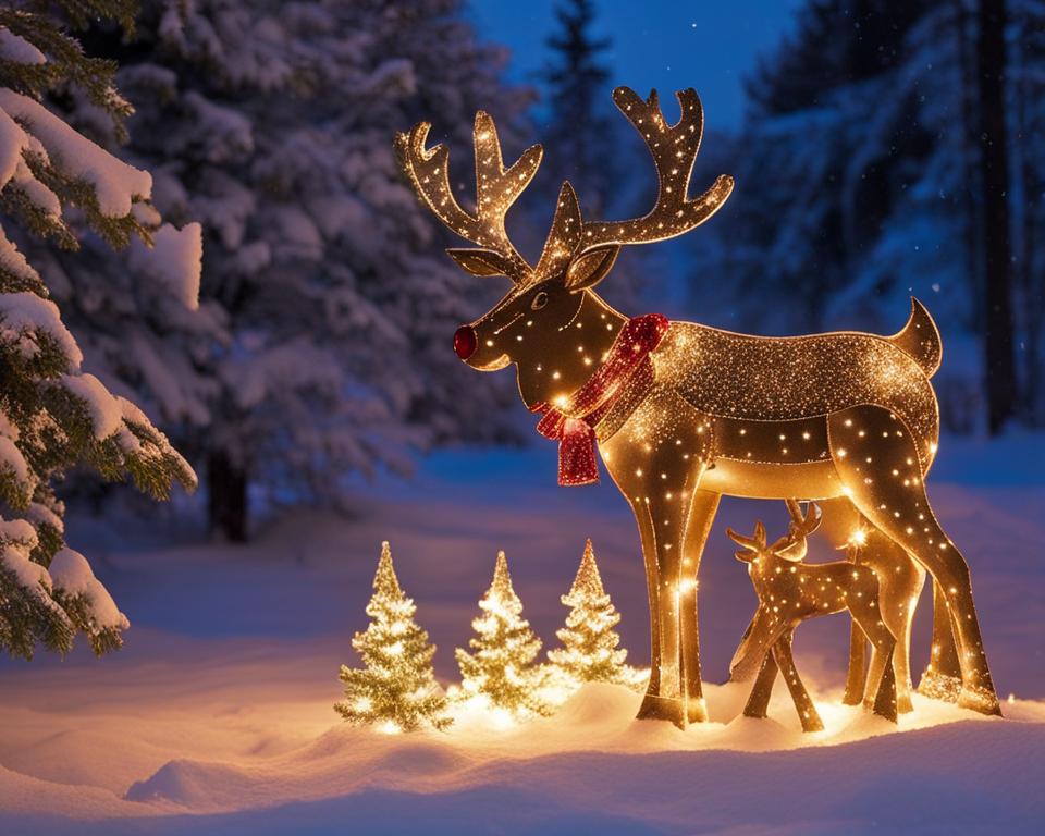 Christmas Reindeer Outdoor Decorations