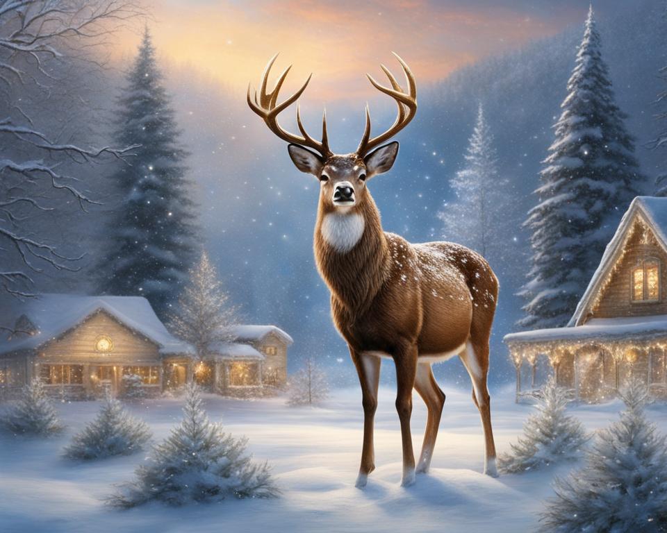 Large Outdoor Christmas Deer