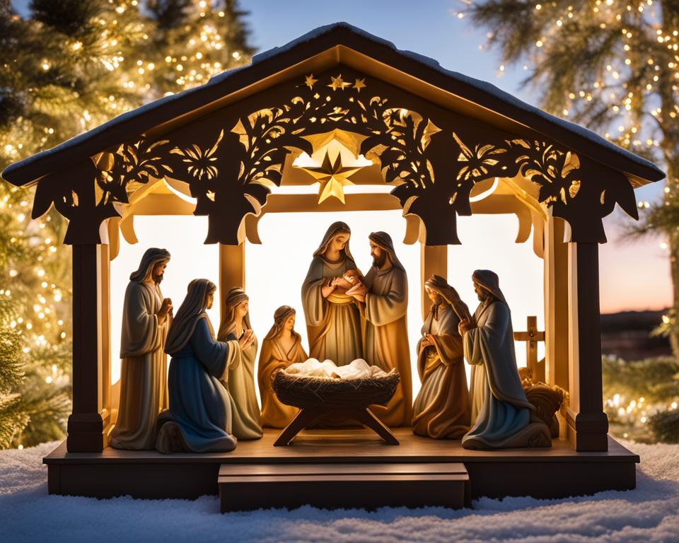 Large Outdoor Nativity Scene