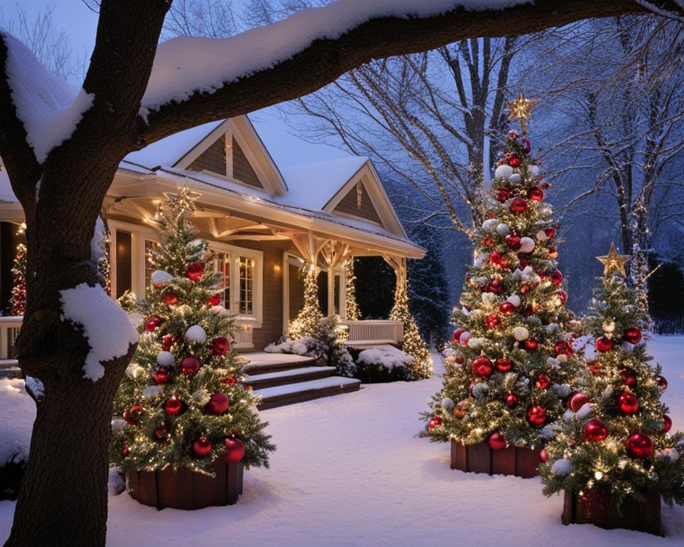 Outdoor Christmas Ornament Display Ideas