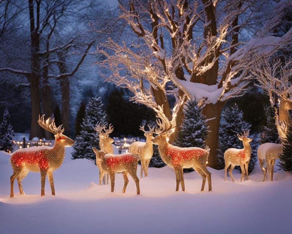 Rudolph outdoor lights