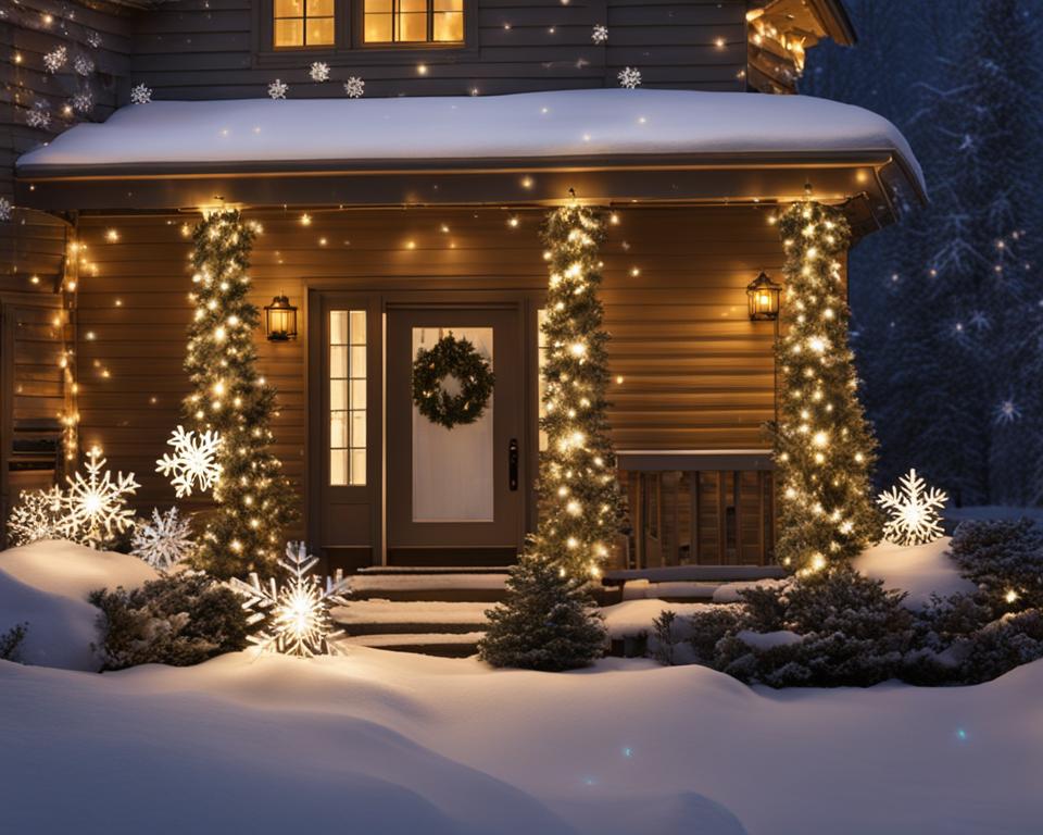 best snowflake solar Christmas lights