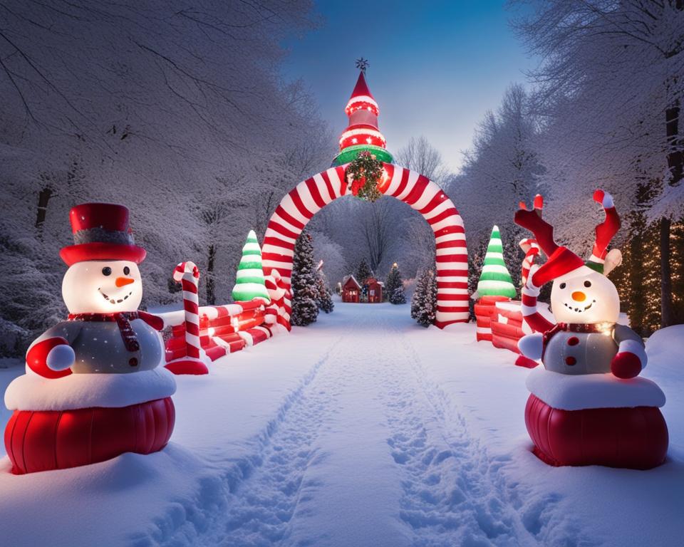 christmas outdoor inflatables