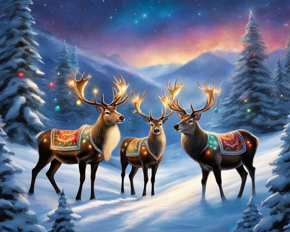 christmas reindeer outdoor