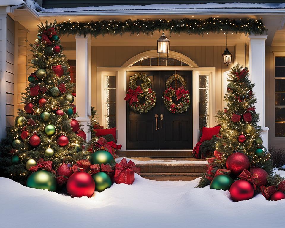 extra large christmas ornaments - outdoor