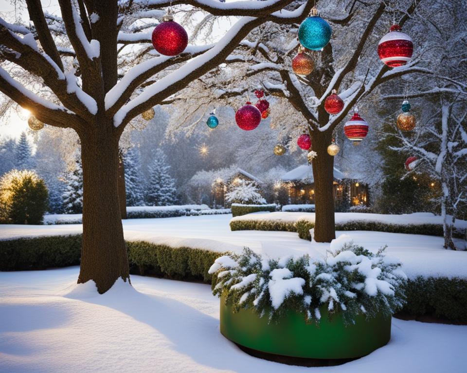 giant outdoor christmas ornaments