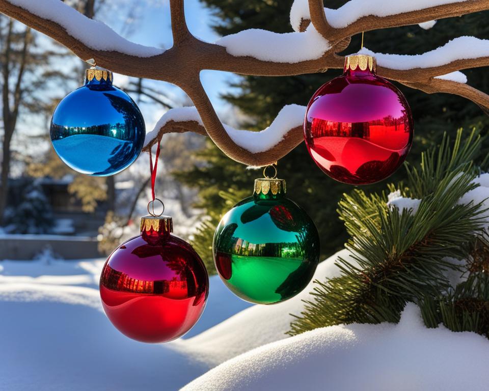 large christmas ornaments outdoor