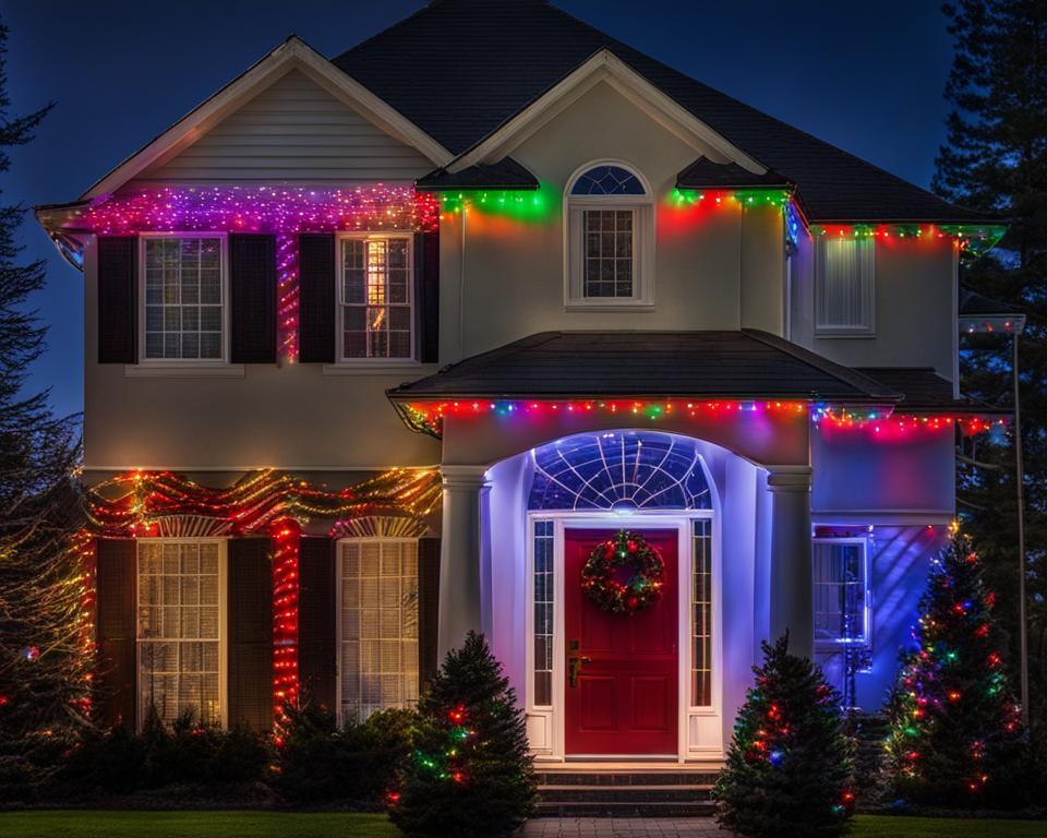 outdoor Christmas laser lights