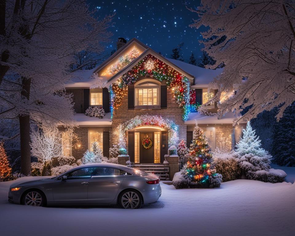 outdoor Christmas light projector