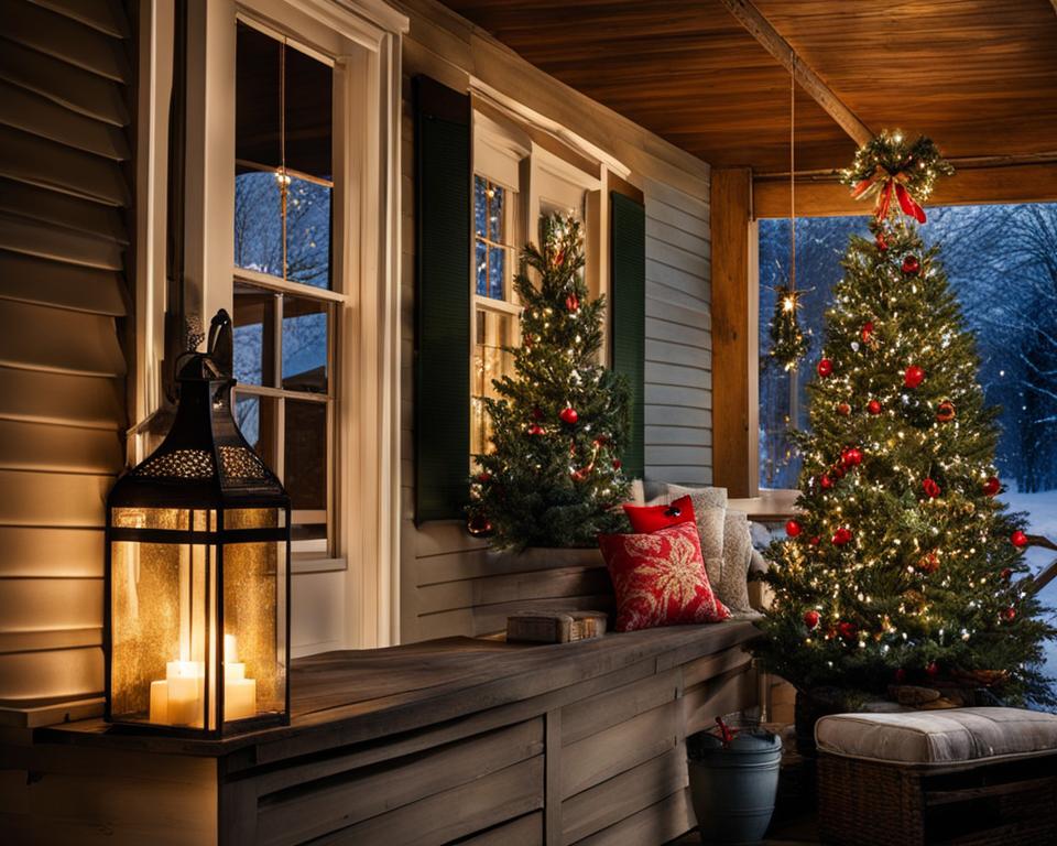 outdoor Christmas tree decorations