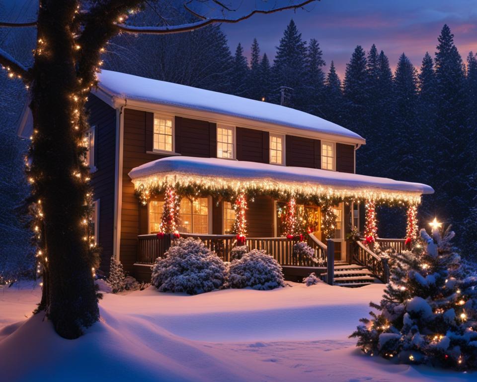 outdoor christmas decorations with net lights