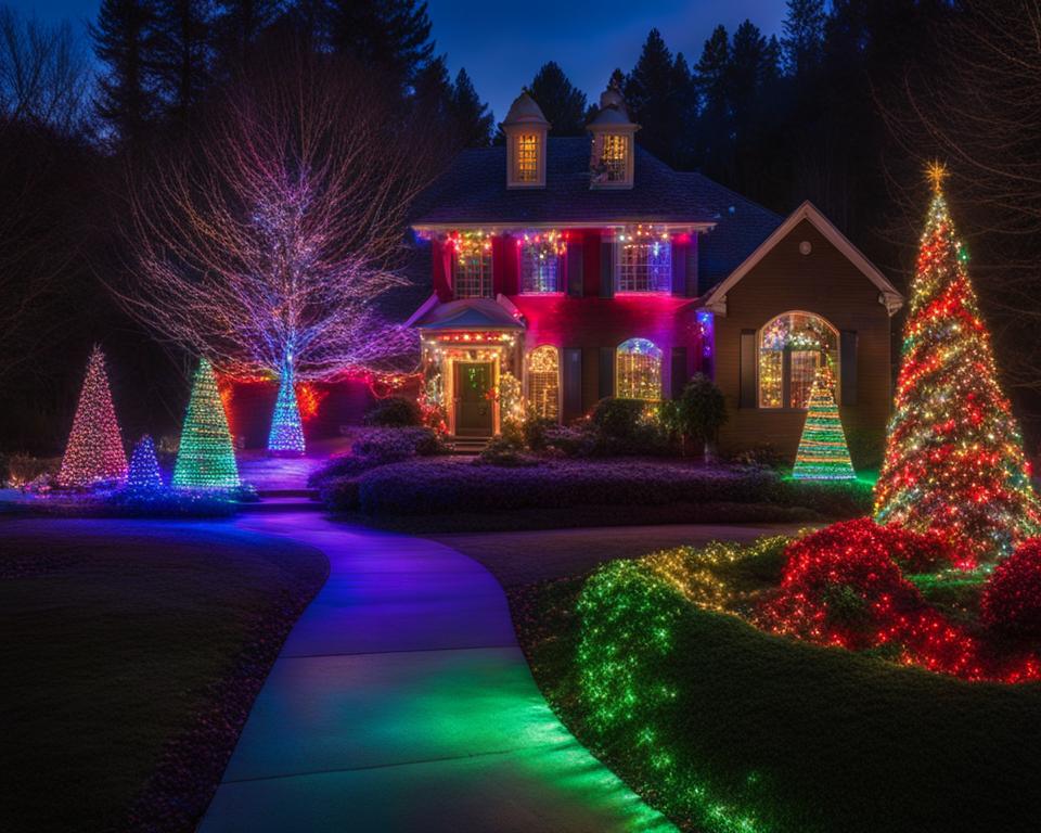 outdoor christmas laser lights
