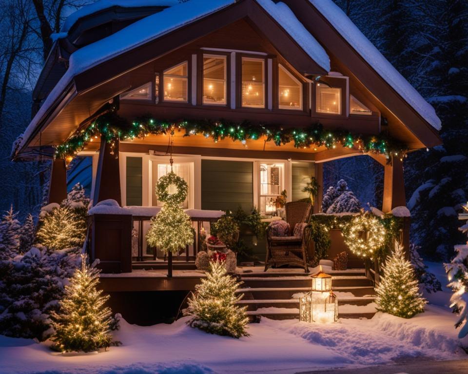 outdoor christmas tree for porch