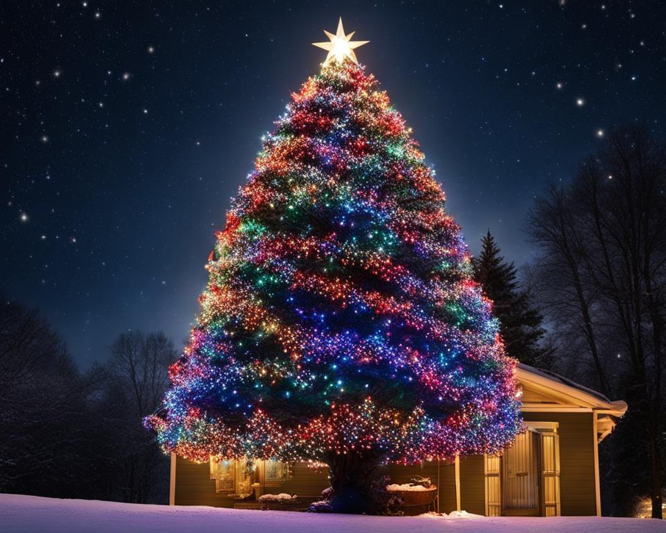 outdoor led christmas tree