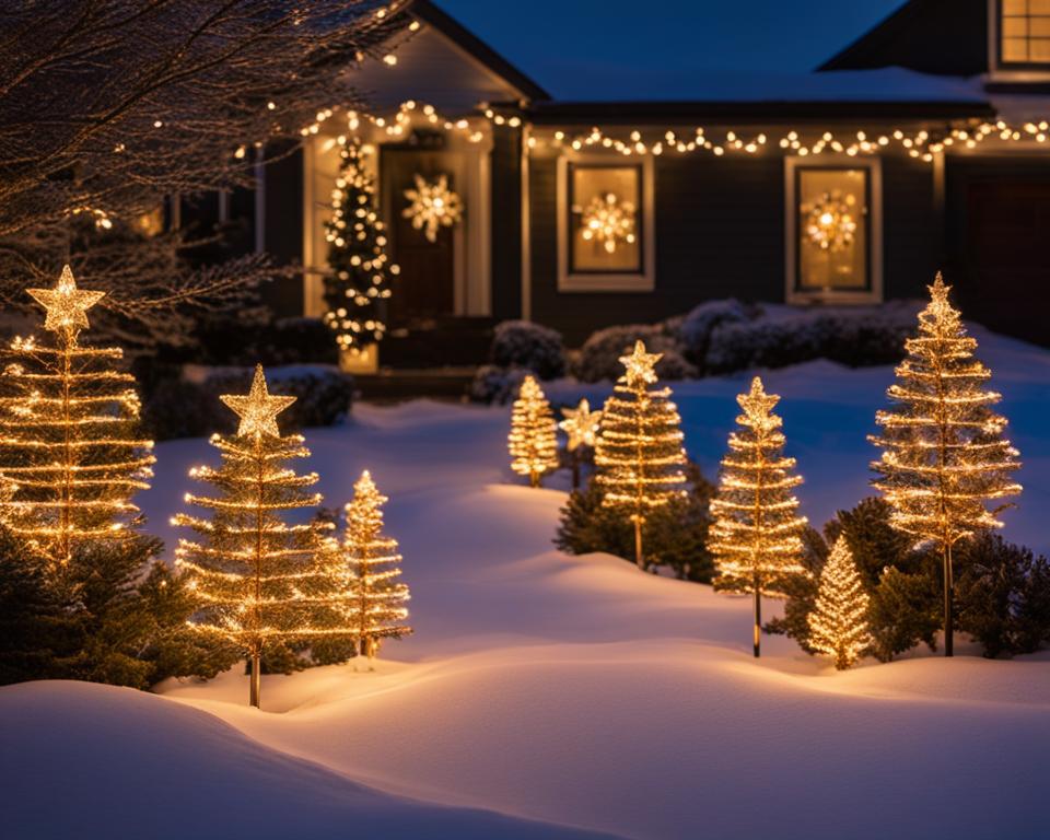 outdoor solar powered christmas lights