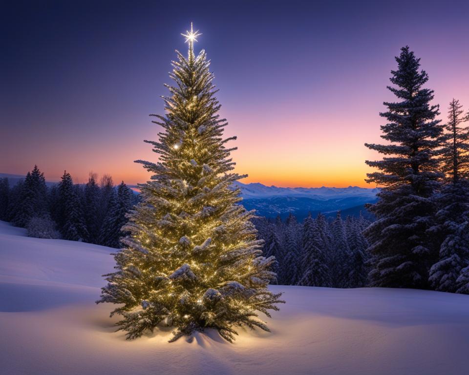 pre lit artificial christmas tree