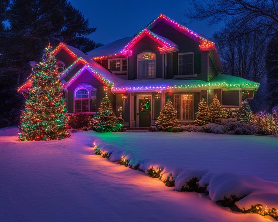 programmable color changing led christmas lights outdoor