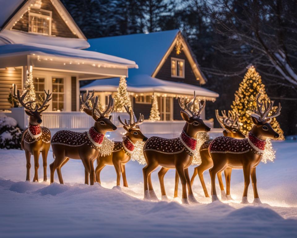 rudolph outdoor christmas decorations