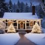 Beautiful White Christmas Lights Outdoor for Holiday Decor