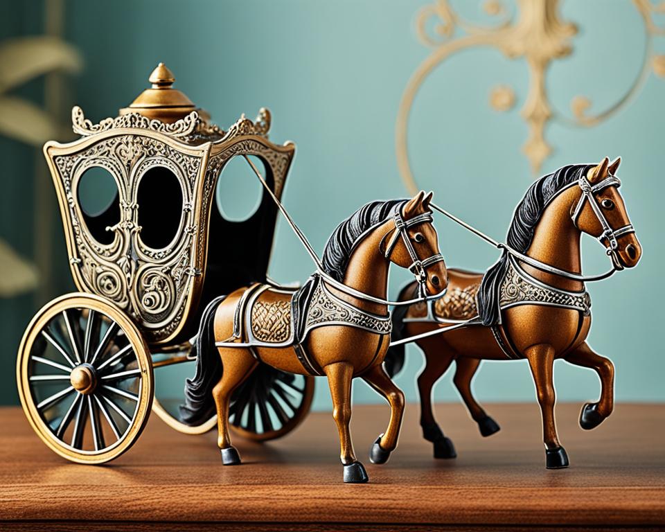 Vintage Horse Carriage Toy Collection
