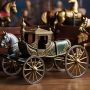 Vintage Horse Metal Carriage Toy Collection