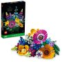 LEGO Icons Wildflower Bouquet Set Artificial Flowers with Poppies and Lavender