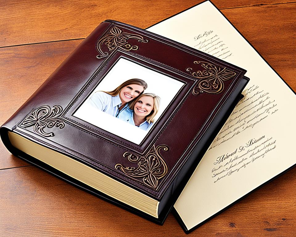 Personalized leather photo book for every occasion
