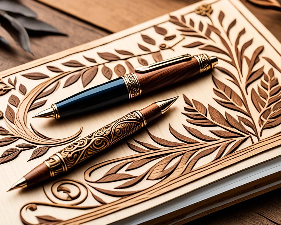 unique wooden pen personalization