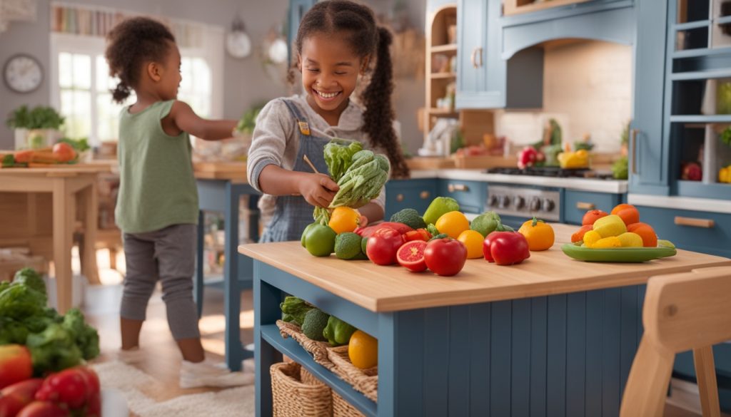 KidKraft Alexa-Enabled 2-in-1 Kitchen & Market