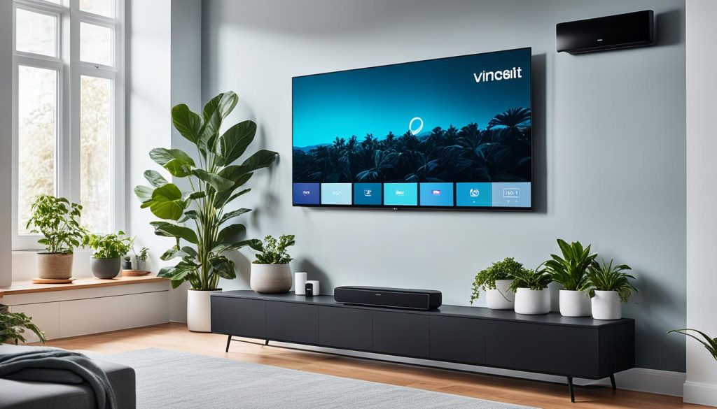 living room smart home tech