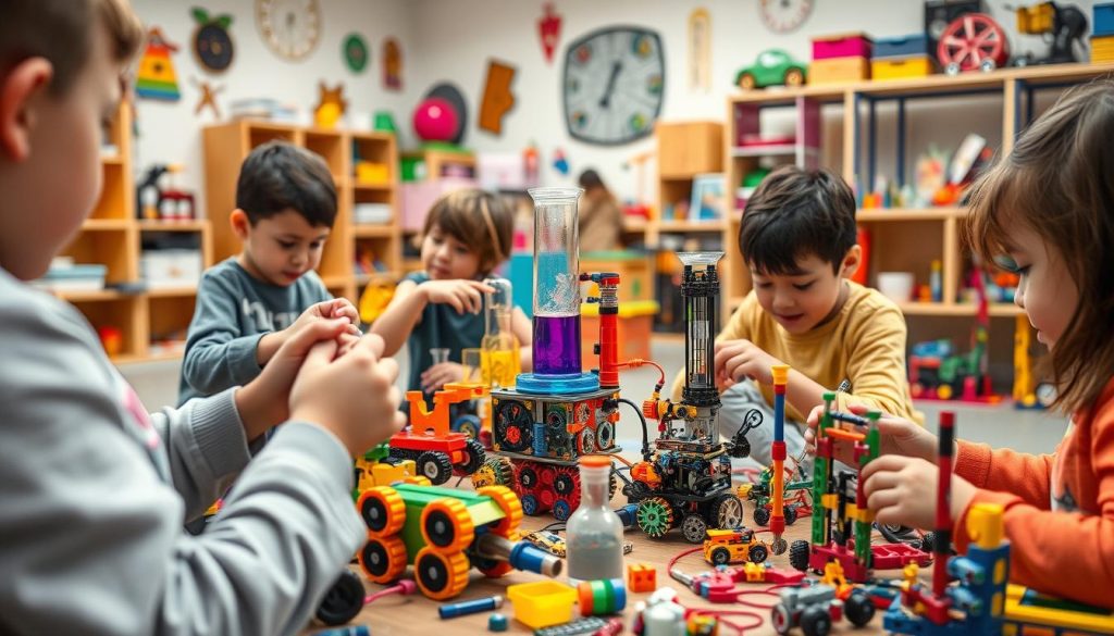 Educational STEM toys fostering creative problem-solving and love for science