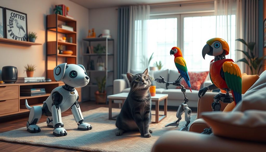 Interactive robot pets