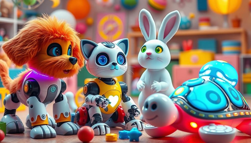 Interactive robotic pets for kids