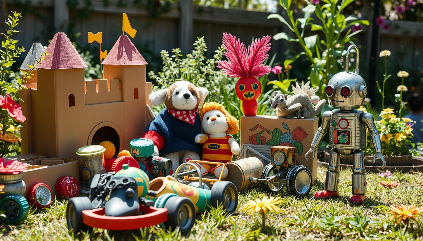 Recycled material toys