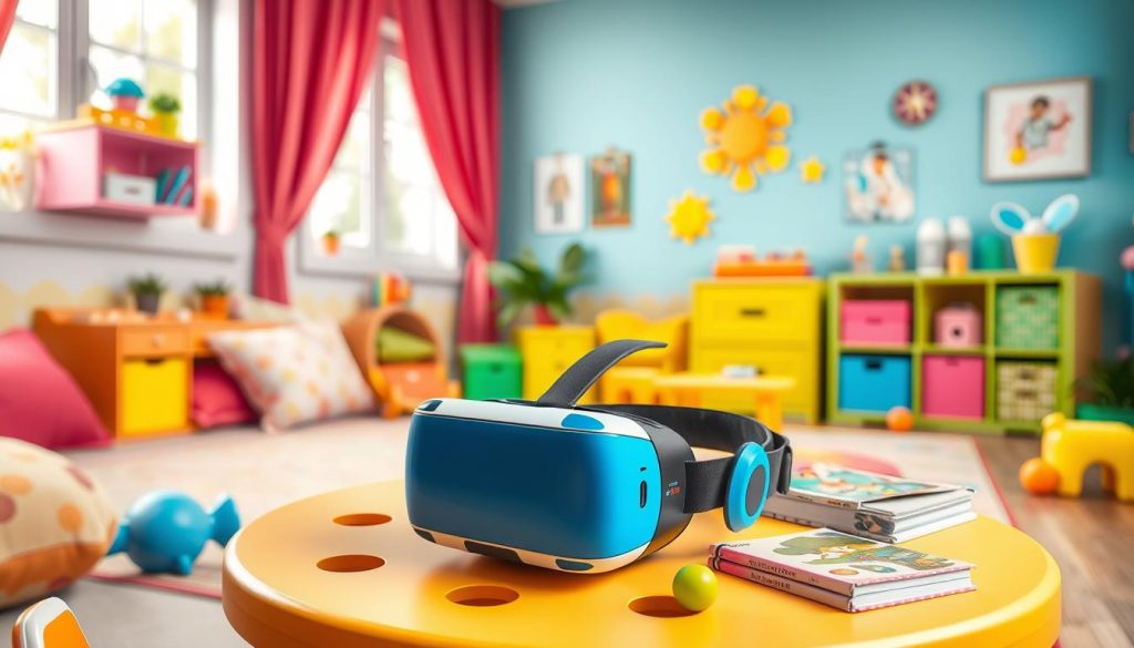 Safe VR headset for children