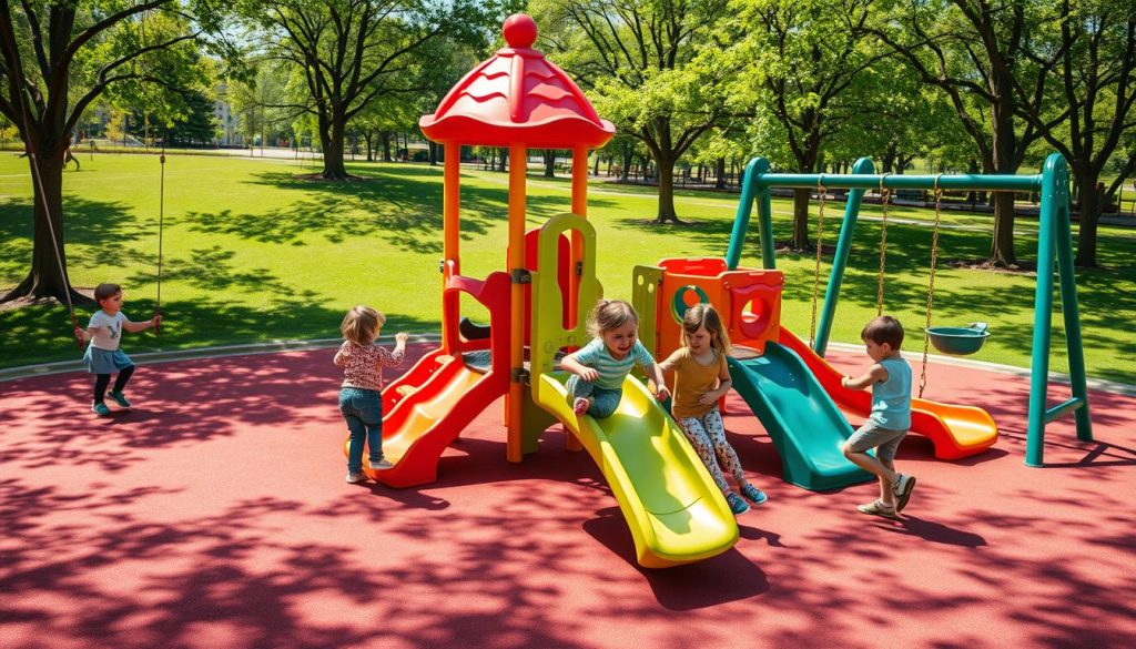 Safety for kids in outdoor play equipment