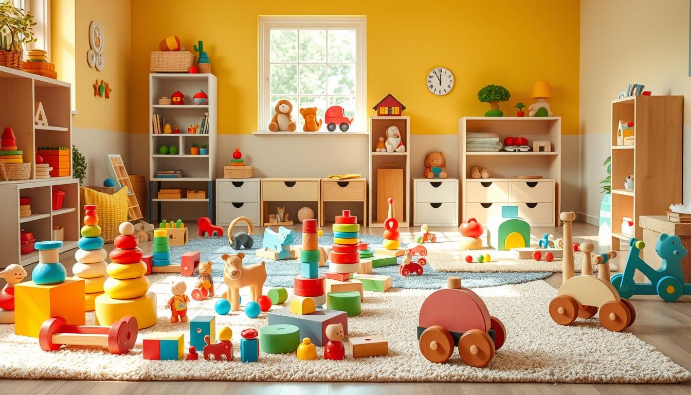 Wooden toys for toddlers