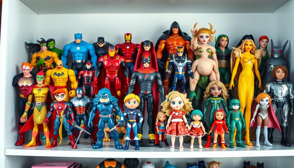 action figures and collectible dolls