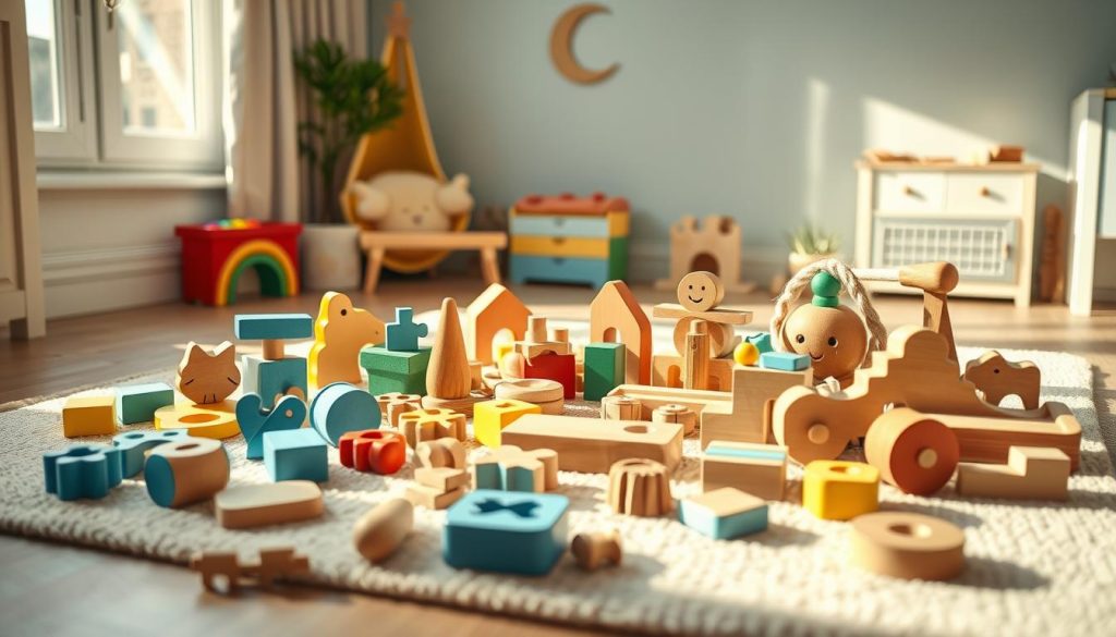 choose wooden toys for toddlers