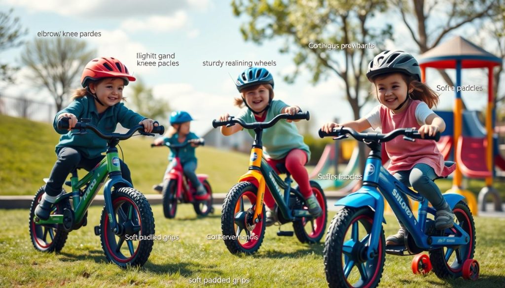 safety features in biking toys