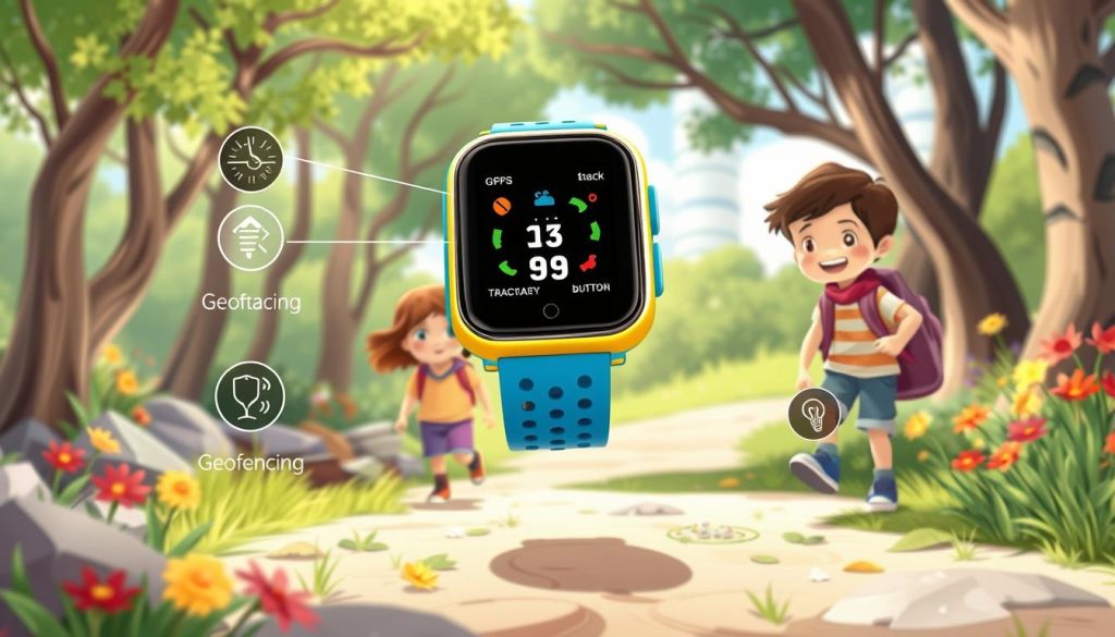 safety features of kids smartwatches