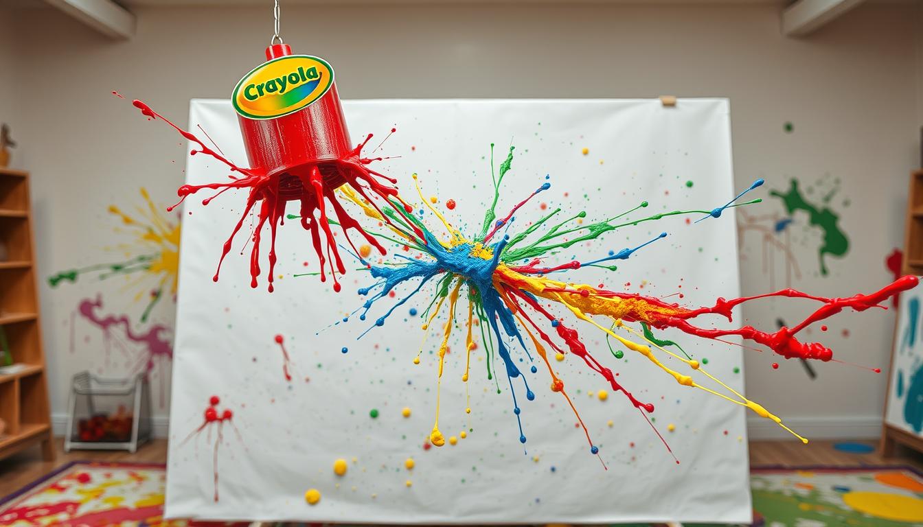 Crayola Paint Pendulum