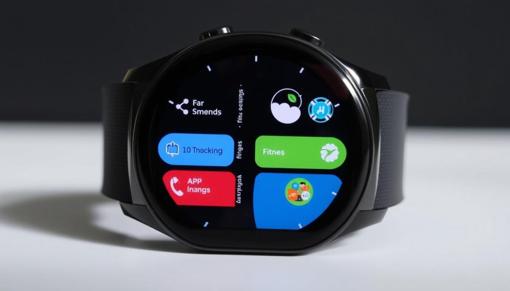 smartwatch setup user interface navigation