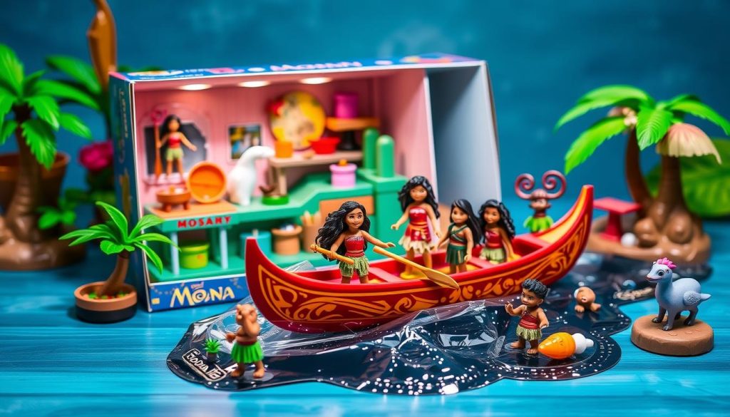 unboxing Moana playset