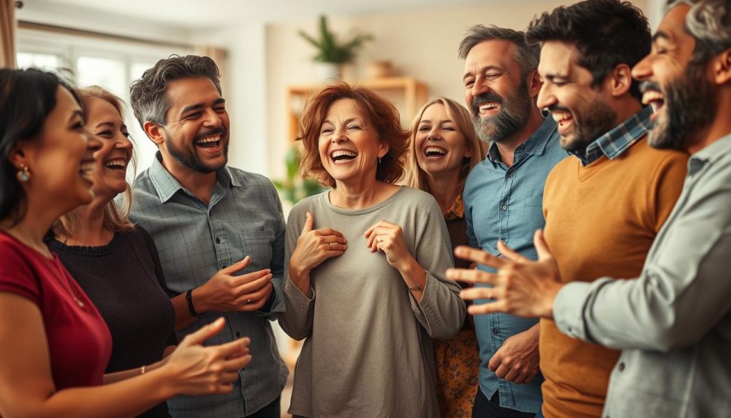 the gift of laughter bringing people together