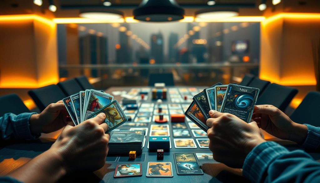 Competitive Deck-Building Card Games